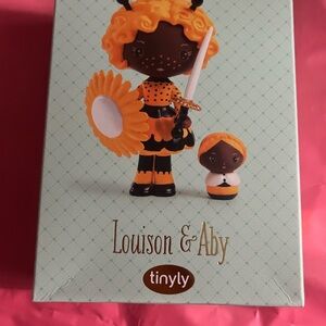 tinyly Louison & Aby Sunflower Doll Set - Orange & Black